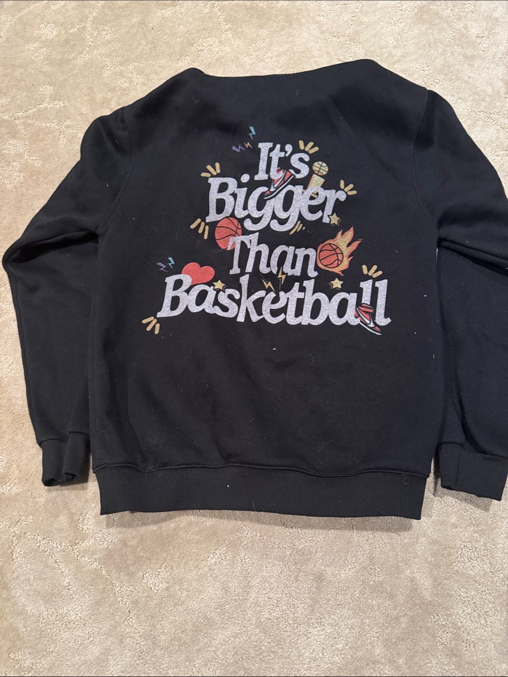 Black Graphic Pullover Hoodie - Boys Casual Sweatshirt